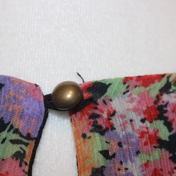 WAYF Revolve Long Sleeve Floral Mini Dress Women Size Small - Picture 16 of 16